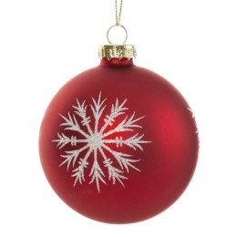 Christbaumschmuck Glas 207A 8CM rot B