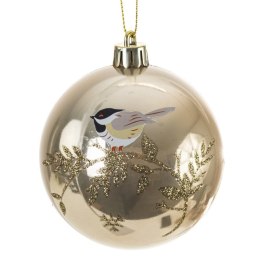 Christbaumschmuck Glas 437 8CM beige