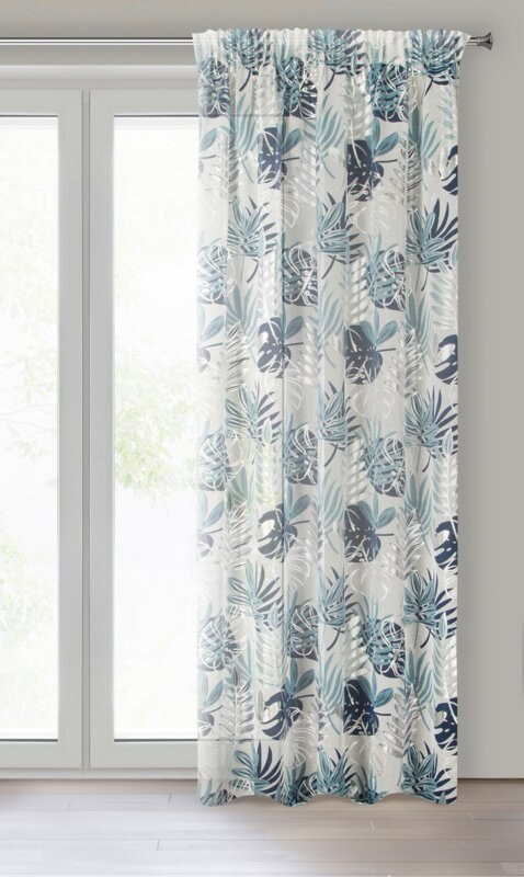 Gardine MALTA GN silber 140x270 Kräuselband