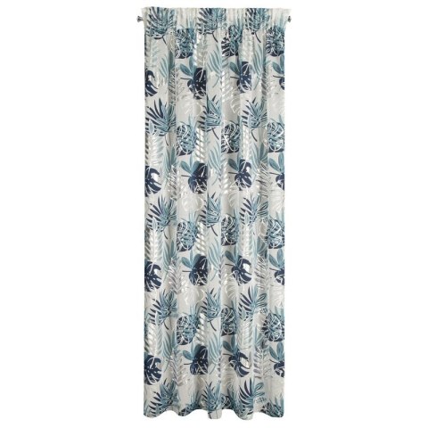 Gardine MALTA GN silber 140x270 Kräuselband