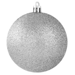 Christbaumschmuck Plastik Kunststoff 16B 10CM silber