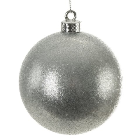 Christbaumschmuck Plastik Kunststoff 33A 8CM silber