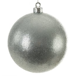 Christbaumschmuck Plastik Kunststoff 33B 10CM silber