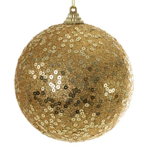 Christbaumschmuck Plastik Kunststoff 50B 10CM gold