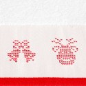 Weihnachten NOEL RE 01 50X90 (X6) weiß rot