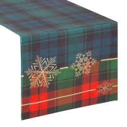 Weihnachten STAR Tischdecke 40X140 grün rot