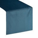 Tischdecke Velvet Samt dunkelblau 40x140 marine