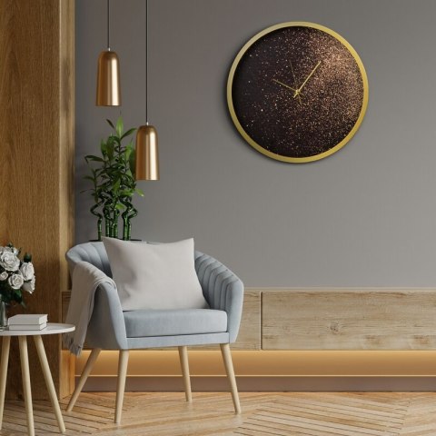 Uhr 20 weiß 60x5x60 schwarz gold