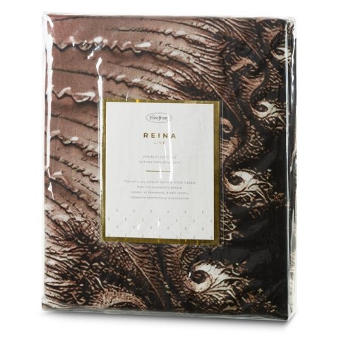 Bettwäsche garnitur Satin REINA 18 160x200 2x Kissenbezüge 70x80