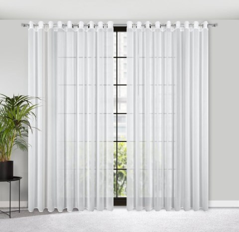 Gardine KALIA weiß 300x260 Ösen