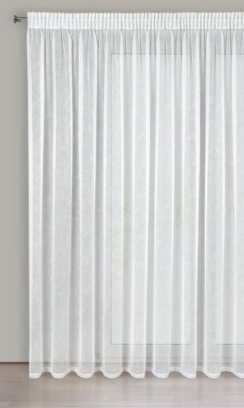 Gardine KELLY weiß silber 300x250 Kräuselband