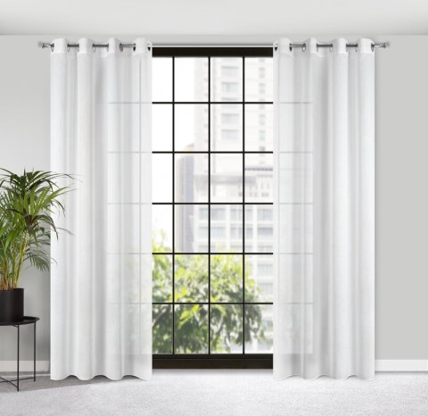 Gardine MARGO weiß 140x250 Ösen