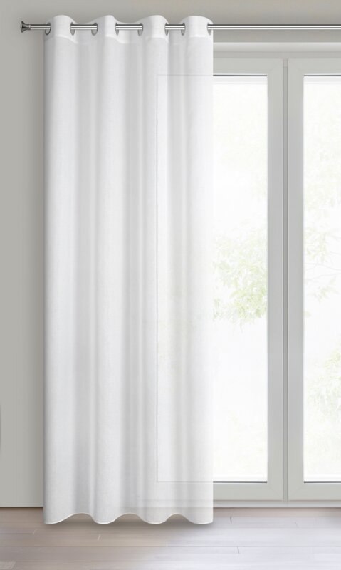 Gardine MARGO weiß 140x250 Ösen