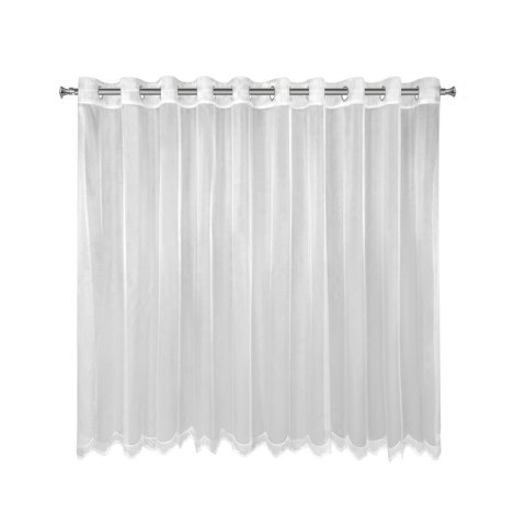 Gardine ELLIE weiß 350x145 Ösen