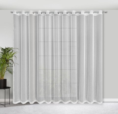 Gardine NOELIA weiß 300x250 Ösen