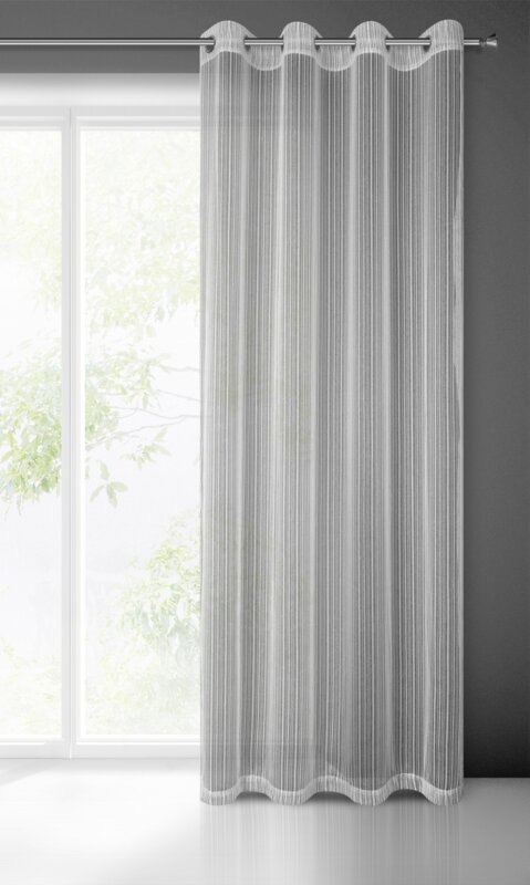 Gardine NOELIA silber 140x250 Ösen