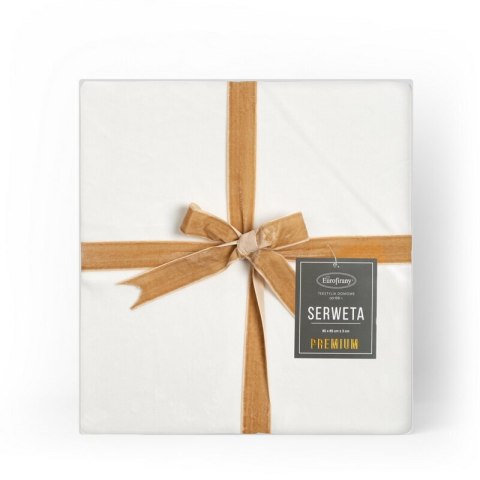 Tischdecke Velvet Samt weiß 85x85 B