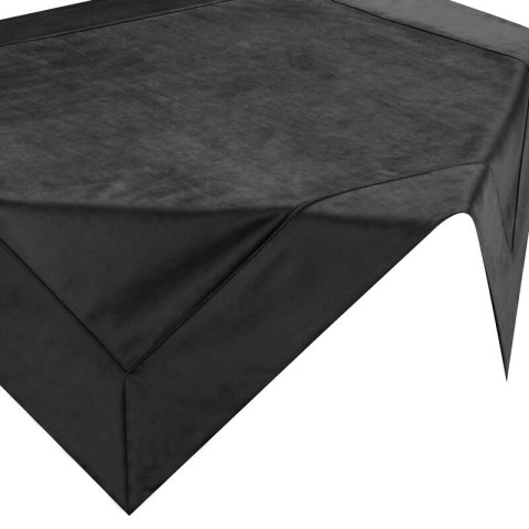 Tischdecke Velvet Samt schwarz 85x85 schwarz