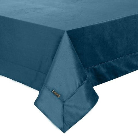 Tischdecke Velvet Samt dunkelblau 145x260 marine