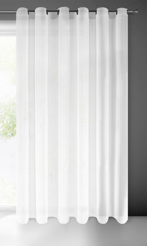 Gardine SAKALI weiß 350x250 Ösen