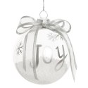 Christbaumschmuck Glas 180A 8 silber TRAN