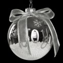 Christbaumschmuck Glas 180A 8 silber TRAN