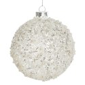 Christbaumschmuck Glas 182A 8CM silber TRAN