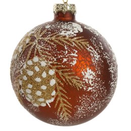 Christbaumschmuck Glas 194B 10CM BORD gold