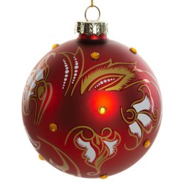 Christbaumschmuck Glas 202A 8CM CZER gold