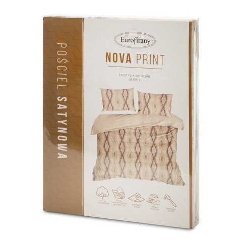 Bettwäsche garnitur Satin NIKA 24 220x200 2x Kissenbezüge 70x80