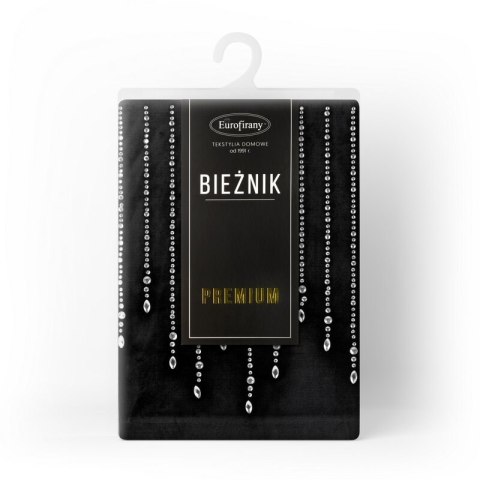 Tischdecke ROYAL 3 schwarz 35x220 schwarz ITALIAN