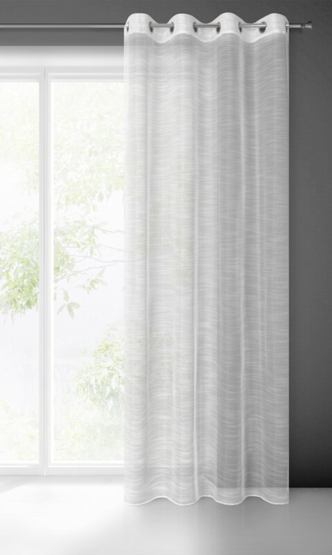 Gardine RACHEL weiß 140x250 Ösen