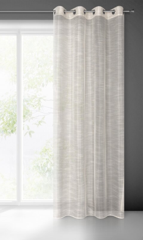 Gardine RACHEL NATU 140x250 Ösen