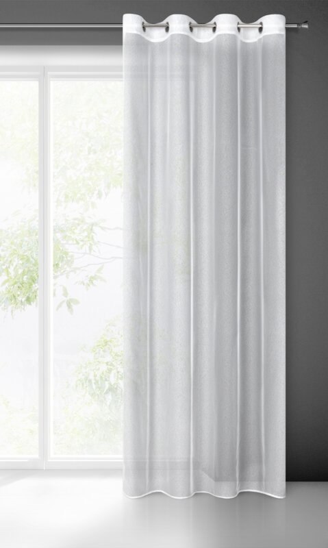 Gardine TAMINA weiß 140x250 Ösen