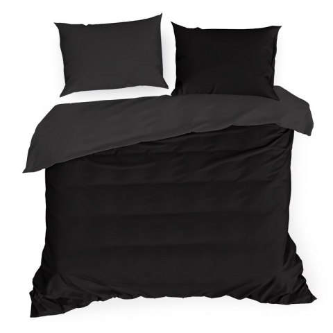 Bettwäsche garnitur DELIA schwarz 160x200 70x80 x2
