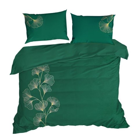 Bettwäsche garnitur HAFT2 stahl grün 160x200 70x80x2 ZI Z