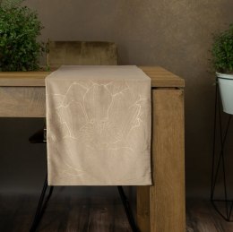 Tischdecke BLINK 13 beige 35x220 beige Velvet Samt