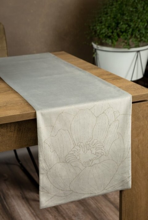 Tischdecke BLINK 13 silber 35x180 silber VELVET