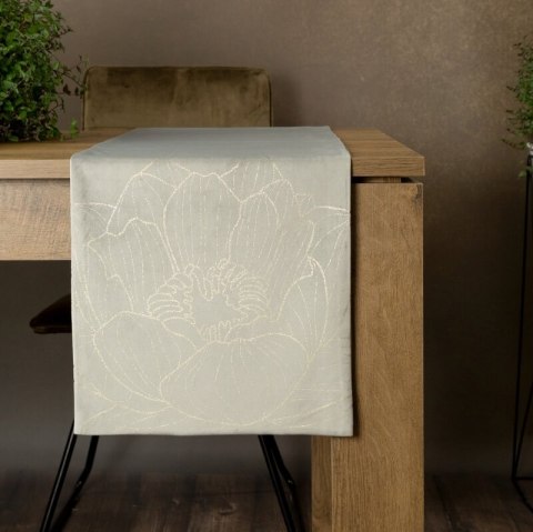 Tischdecke BLINK 13 silber 35x180 silber VELVET