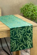 Tischdecke BLINK 15 35x220 dunkelgrün VELVET
