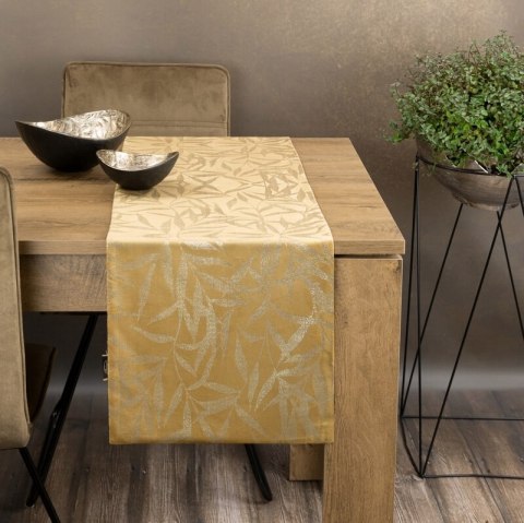 Tischdecke BLINK 15 honig 35x220 honig VELVET