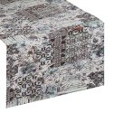 Tischdecke DORIT weiß schwarz 35x180 weiß schwarz