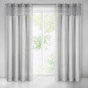 Gardine GRACE silber 135x250 Ösen
