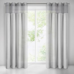 Gardine GRACE silber 135x250 Ösen