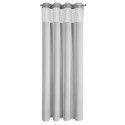 Gardine GRACE silber 135x250 Ösen
