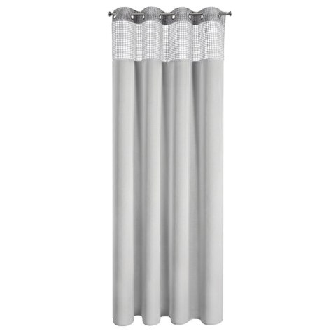 Gardine GRACE silber 135x250 Ösen