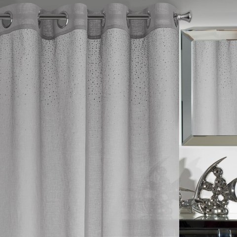 Gardine MADLein silber 140x250 Ösen