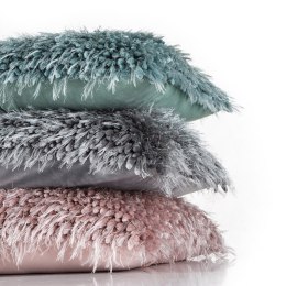 Kissenbezug korallenrot graphit 40x40 x2