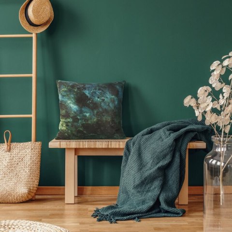 Kissenbezug LAVA türkis schwarz 45x45 x2 türkis schwarz