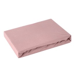 Jersey Betttuch rosa 120X200 25CM 125